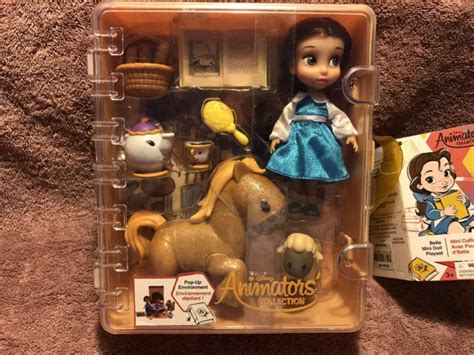 Disney Animators Collection Belle Mini Doll Playset Nib 2000 Picclick