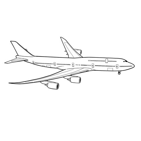 How To Draw Boeing 747 8 Master The Art Of Sketching This Iconic Airliner