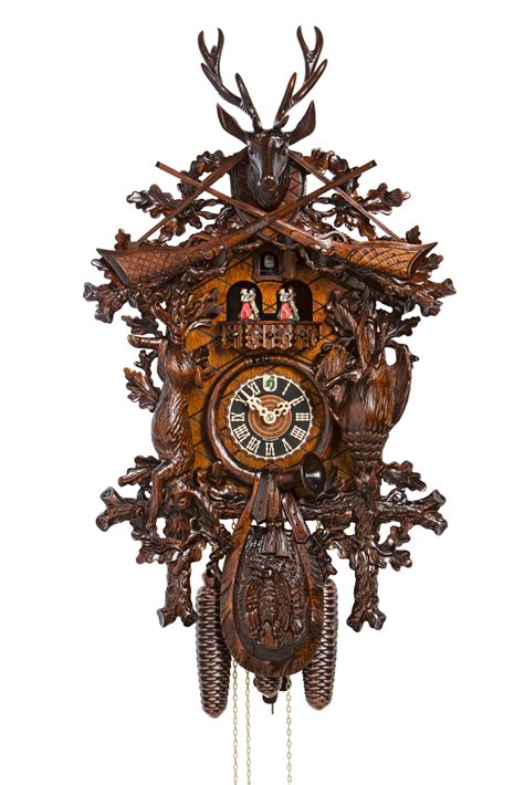 Original Handmade Black Forest Cuckoo Clock Made In Germany 2 86261