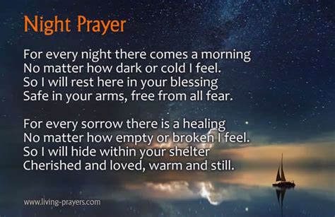 Short Night Time Prayer Goodnight Prayers Good Night Prayer Quotes