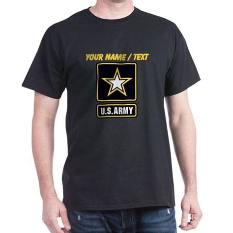 Custom Us Army Gold Star Logo Mens Value T Shirt Military Shirt