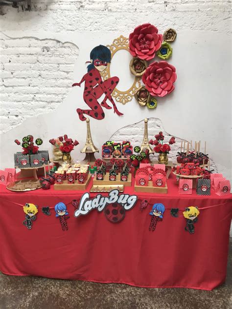 Ladybug Miraculous Birthday Party Ideas Photo 1 Of 16 Catch My Party