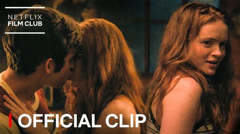 sadie sink and ted sutherland kiss fear street part 2 1978 official clip netflix youtube