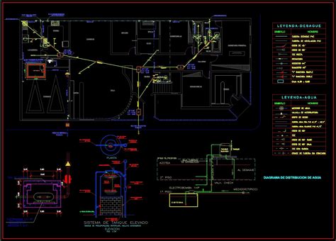 House 1 Floor Electrical And Sanitary Dwg Plan For Autocad Designs Cad