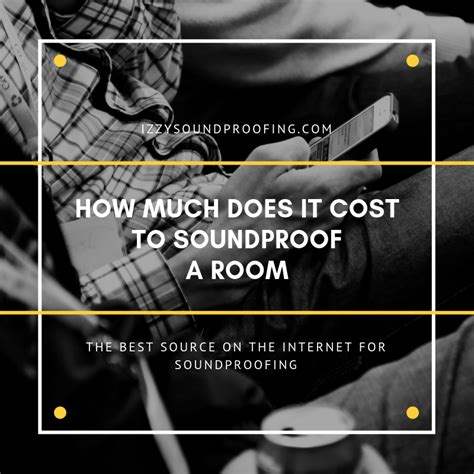 Cost can add up quickly, especially if you're a novice and have never attempted a soundproof insulation installation before. How Much Does It Cost to Soundproof a Room | Accurate in ...