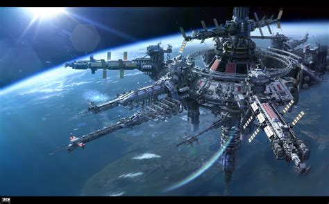 Horizon Space Station By Alexey Pyatov Rsuperstructures