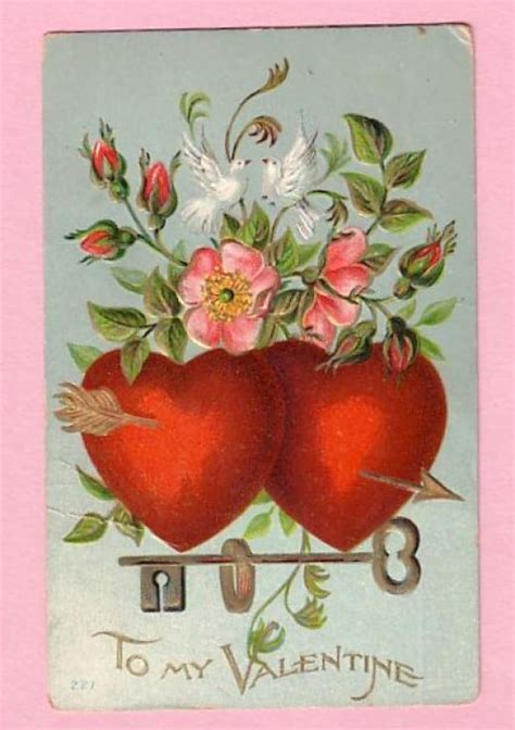 Best Templates Vintage Victorian Valentine Cards