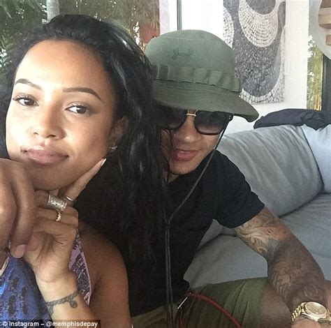 And memphis and his doggos as well hahah his face in the first gif is adorableeee <3. Manchester United new boy Memphis Depay cosies up to Chris ...