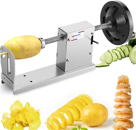 Buy Moongiantgo Tornado Potato Spiral Cutter Manual 3 In 1 Stainless