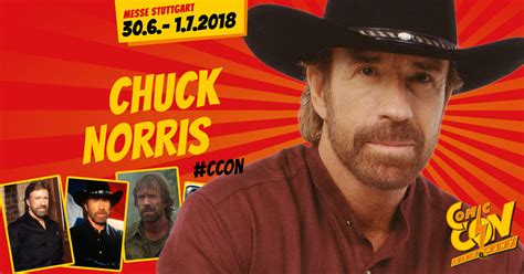 Action Super Star Chuck Norris At Ccon Comic Con Stuttgart
