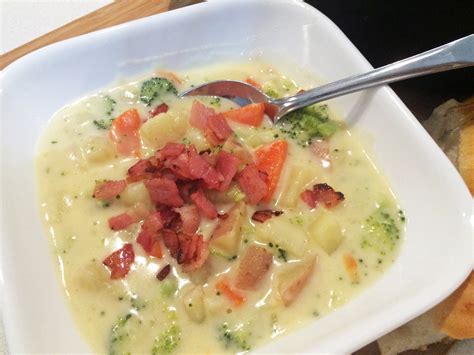 Cheesy Potato And Broccoli Soup Recipe Mums Lounge