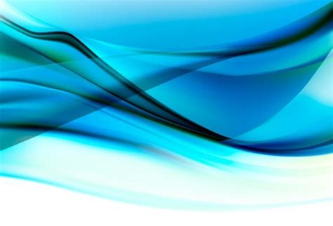 Free Blue Technology Abstract Curved Lines Background Vector Titanui
