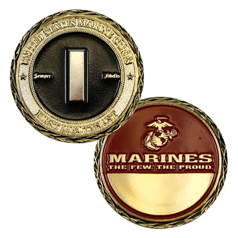 Engravable First Lieutenant Coin The Marine Shop