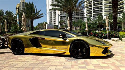gold plated lamborghini aventador the top five most uber expensive luxury supercars in the
