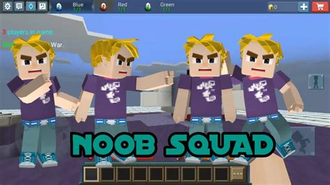 Noob Squad Egg Wars Blockman Go Blocky Mods 129 Youtube