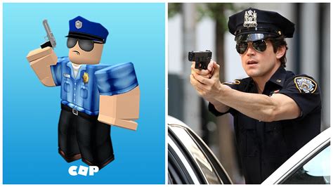 Roblox Cop In Real Life Characters In Skins Models Heroes Roblox