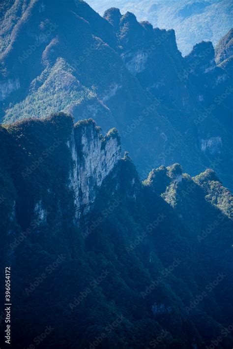 Beautiful Landscape Of Tianmen Mountain National Park Hunan Province