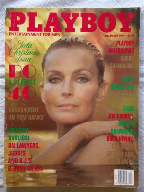 Original Playboy Magazine December Bo Derek Pictorial Sex Stars Of