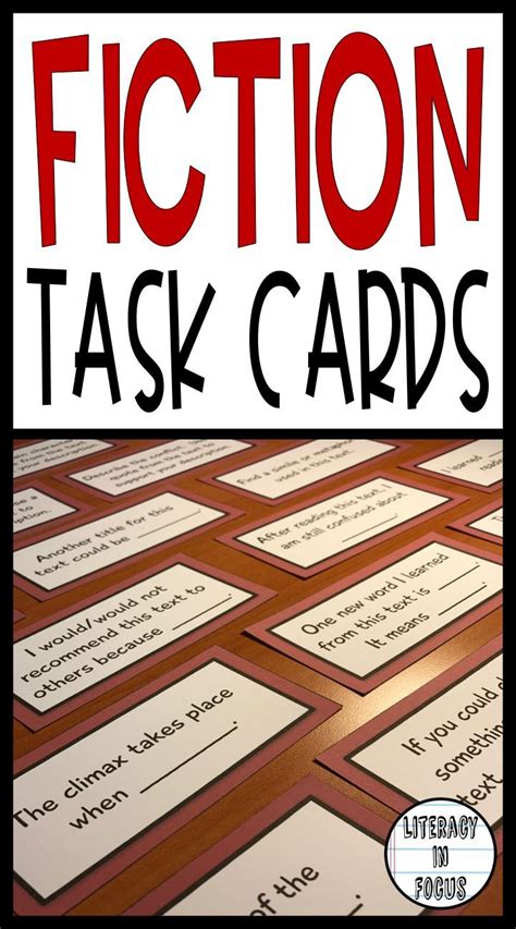 literature task cards reading strategy task cards reading task cards writing comprehension