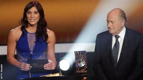 Sepp Blatter Hope Solo Accuses Ex Fifa President Of Sexual Harassment Bbc Sport
