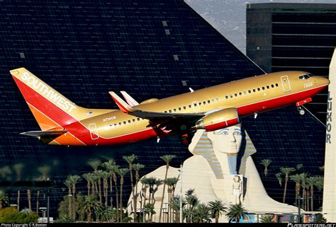 N714cb Southwest Airlines Boeing 737 7h4wl Photo By Rbexten Id