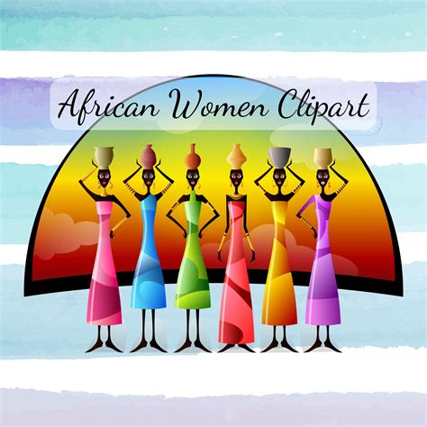 Black Woman Illustration Vector African Women Svg Clipart Etsy In