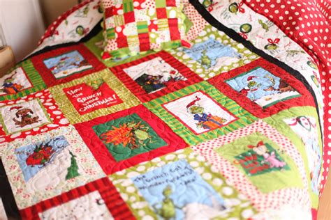 The Quilt Barn Grinch Christmas Quilt With Mini Pattern