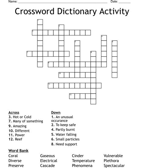Printable Crosswordsnet Printable Crossword Puzzles F