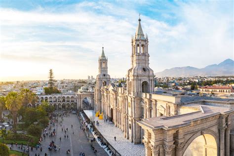 Peru is bordered to the north by ecuador and colombia, to the east by brazil, to the south by chile, and to the southeast by bolivia.peru is a representative democratic republic divided into 25 regions and over 33 million people live. Arequipa | Peru Grand Travel