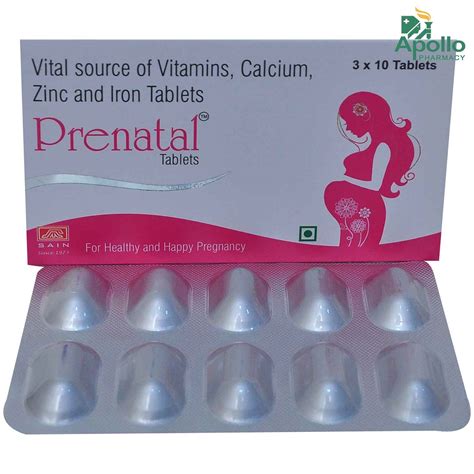 Prenatal Tablet 10s Price Uses Side Effects Composition Apollo