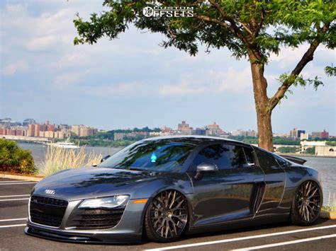 2009 Audi R8 Wheel Offset Tucked Air Suspension 748739 Custom Offsets