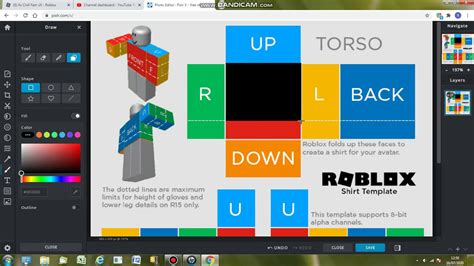 How To Make A Shirt Roblox Youtube
