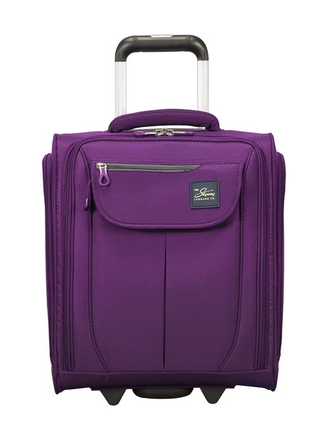 Skyway - Skyway Luggage Skyway Mirage 2.0 Purple Magic 16-inch Under Seat Carry On Rolling Tote ...