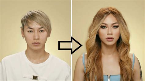 Man Transforms Into Woman With Makeup Saubhaya Makeup