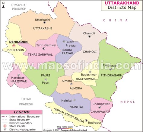 Where Is Uttarakhand Located In India Uttarakhand Location Map
