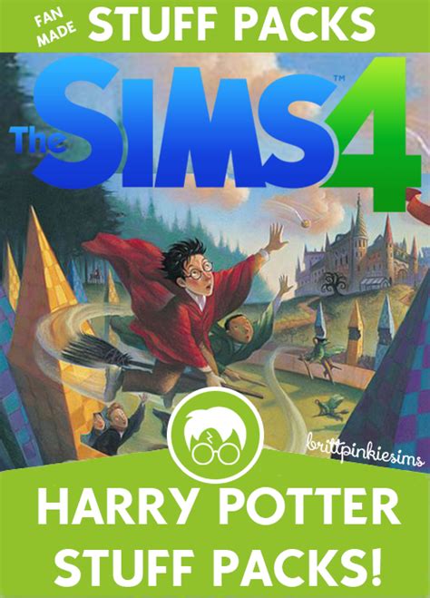 The Sims 4 Harry Potter Stuff Packs By Brittpinkiesims