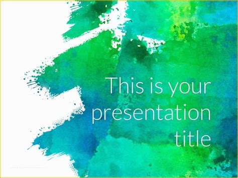 Pretty Powerpoint Templates Free Of Free Art Powerpoint Template Or