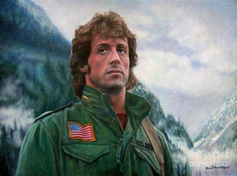 John Rambo First Blood Painting By Bill Pruitt Fine Art America