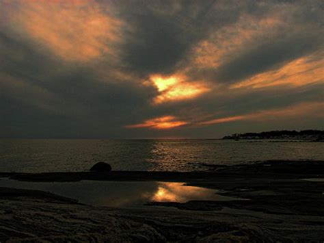 Shoreline Sunset Photograph By Gary Blackman