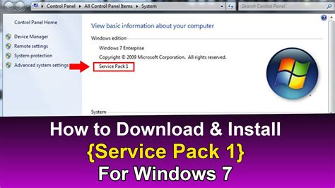 How To Fix Service Pack 1 Problem In Windows 7 Download And Install