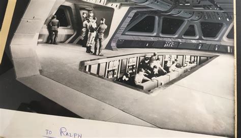 Ralph Mcquarrie Hand Painted Star Destroyer Bridge Matte Concept Sciencefictionarchives Com