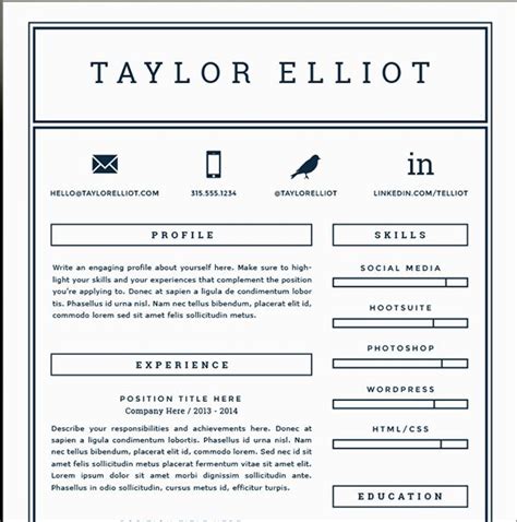 Some candidates will try at any price to fit all the information about themselves on one page. 1 Page Cv Template Uk , #CvTemplate #template | One page ...