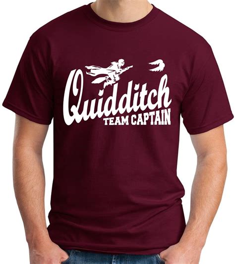 Quidditch Team Captain Hogwarts T Shirt Harry Potter Hogwarts T Shirt
