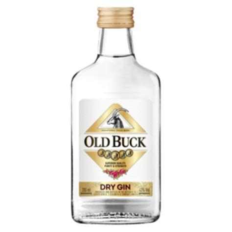 Old Buck Dry Gin Bottle 200ml Offer At Shoprite Liquor