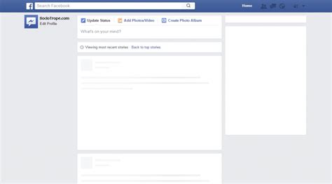Blank Facebook Page Template Business
