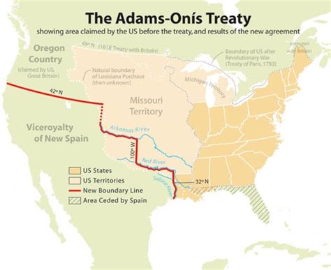 The Primary Result Of The 1819 Adams Onis Treaty History In Charts