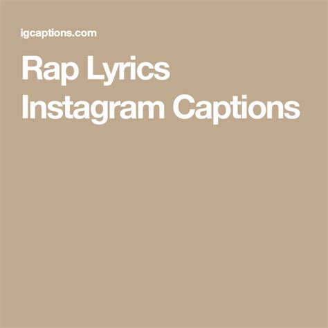 I love r & b music to get me through my moods and rap music for motivation and exercise music so i've. 50 Badass Rap Lyrics Instagram Captions from Popular Songs ...