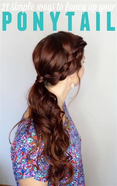 21 Approaches To Improve Your Mom Ponytail Hairstyles Cute Ponytail