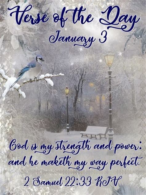 15928 January3 2020 2samuel22v33 Kjv January Quotes Daily Scripture