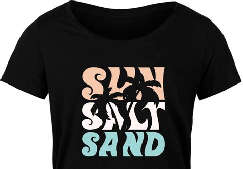 Sun Salt Sand Beach Day T Shirt Design Free Svg File For Members
